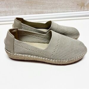 Cole Haan Shoes Womens 8.5B Beige Cloudfeel Espadrille Stitchlite Slip On Flats‎